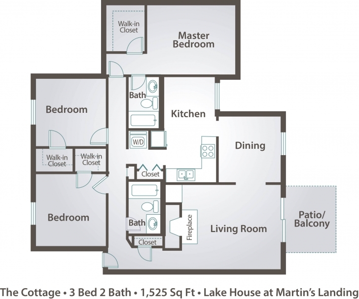 Best House Plan For 3 Bedroom Flat | Ayathebook Picture Of A Three Bedroom Flat Photo