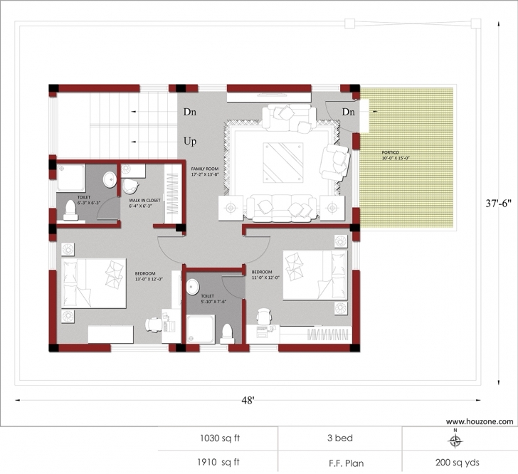Best Indian House Plans For 1500 Square Feet – Houzone 1500 Sq Ft House Plan Indian Design Pic