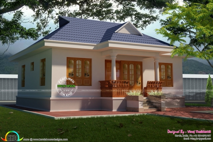 Best June 2016 - Kerala Home Design And Floor Plans 750Sqft Kerala House Photo