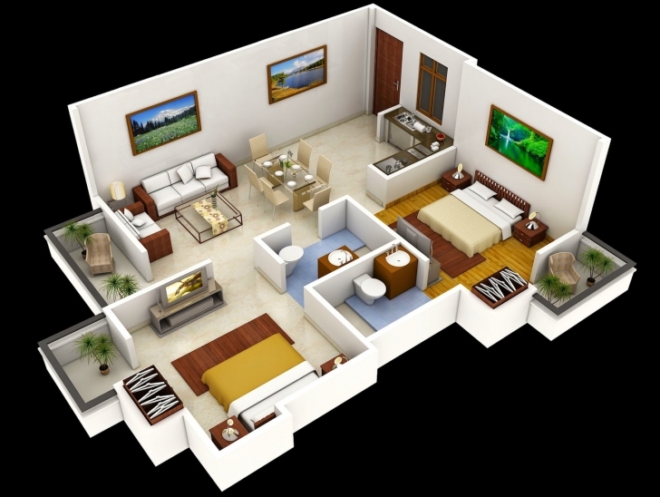 Best Nice 1000 Sq Ft House Plans 2 Bedroom Indian Style Floor — House 1000 Sq Ft House Plans Indian Style Picture