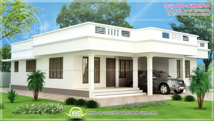 Best Simple Modern Small Home Designs Flat Roof - House Design And Simple Flat Roofed Houses Photo