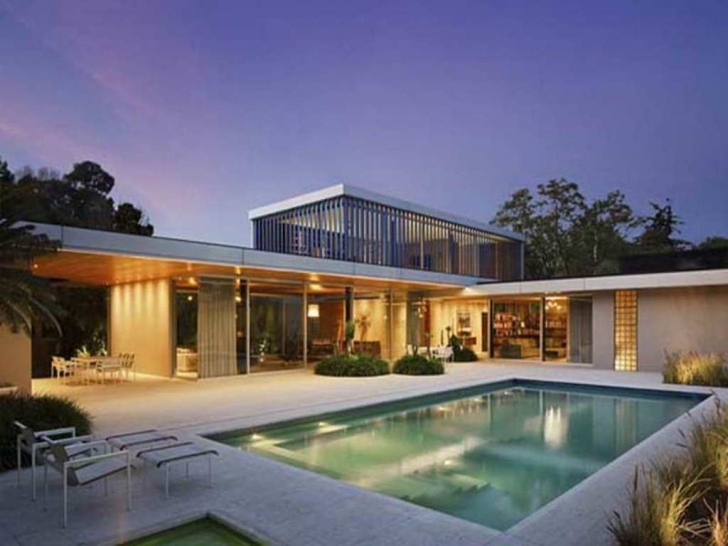 Best Small Modern L Shaped House — Modern House Plan : Modern House Plan Modern L Shaped House Image
