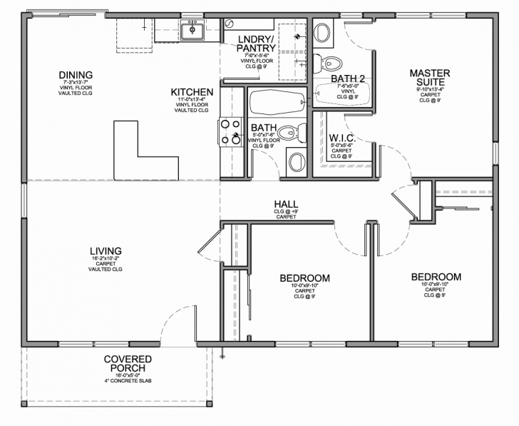 Brilliant 50 Simple 3 Bedroom House Plan Ideas Simple 3 Bedroom Building Plan Pic