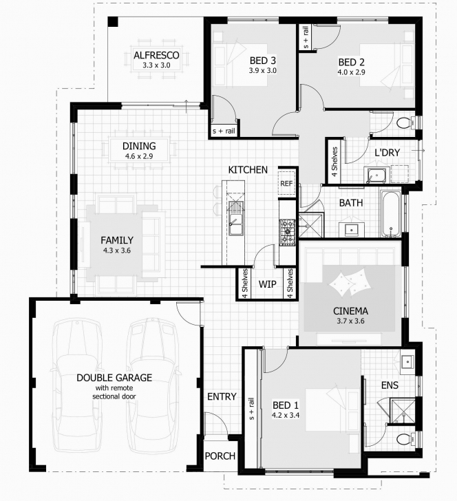 Brilliant 7 Top Three Bedroom House And Plan 3 Bedroom House Floor Plans New 3 3 Bedroom Building Plan For Houses Photo