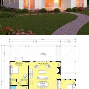 Tiny Small Barn Brick House Plans