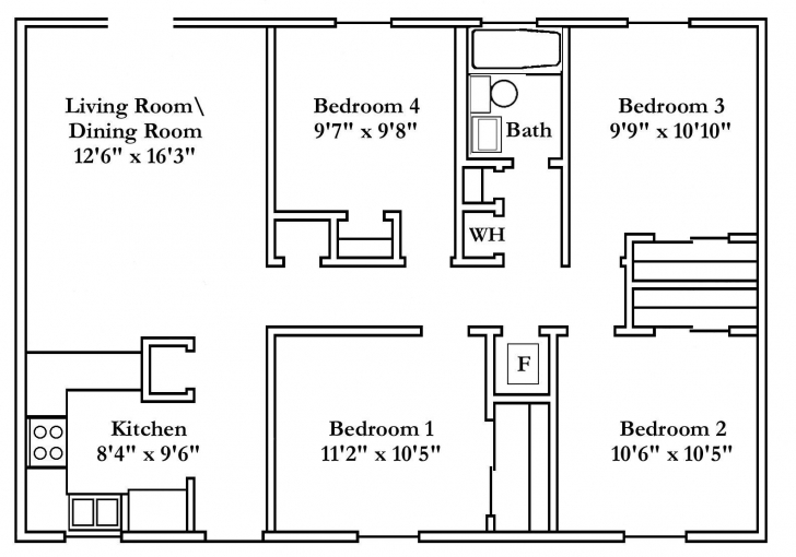 Brilliant Four Bedroom House Designs In Kenya | Welcome To Interior Design Building Plan Of Four Bedroom Photo