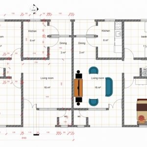 Nigerian 4 Bedroom Flat Planning