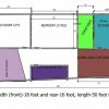 18 Feet By 50 Feet House Map