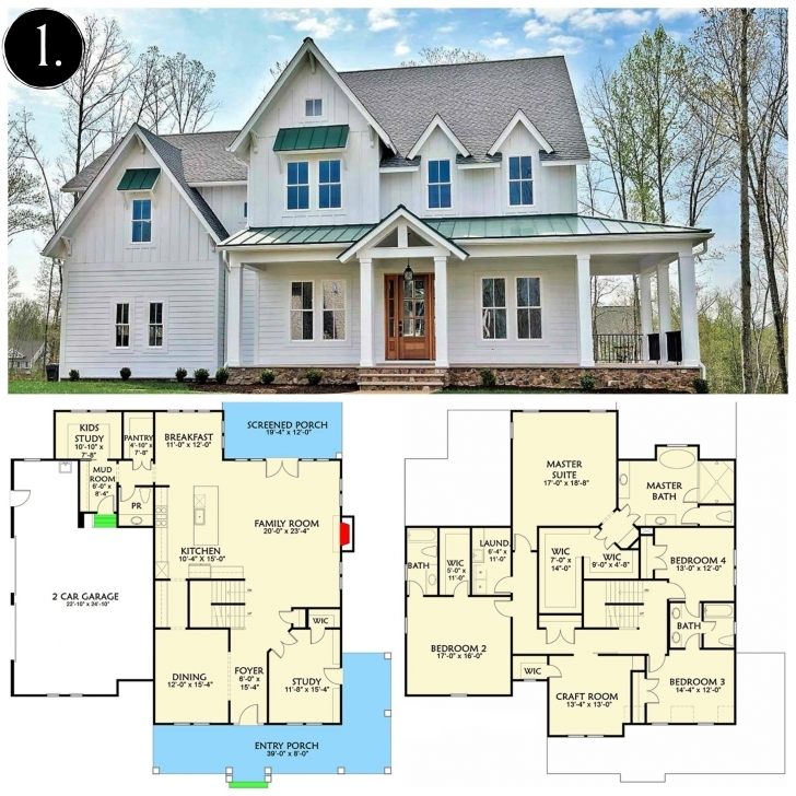 Brilliant How To : 10 Modern Farmhouse Floor Plans I Love Rooms For Rent Blog Small Modern Farmhouse Plan Photo
