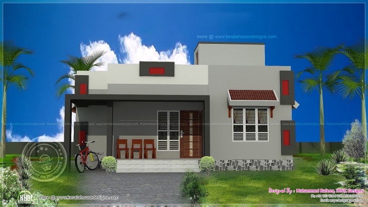 Brilliant Inspirations: 3D Building Elevation Designs For Single Floor With Village House Front Elevation Designs For Single Floor Image