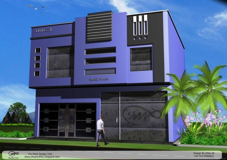 Brilliant Modern Commercial Building Designs And Plaza Front Elevation Best Building Plan With Elevation Pic