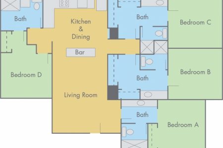 4 Bed Room Flat
