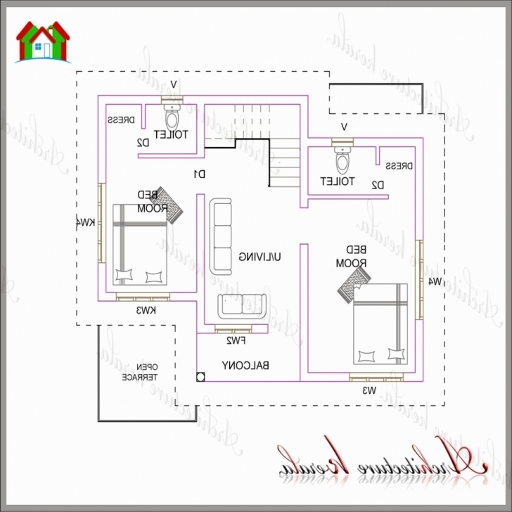 Classy 1 Bedroom House Plans Kerala Style Lovely Home Plan Design 800 Sq Ft 800 Sq Ft House Plans Kerala Style Image
