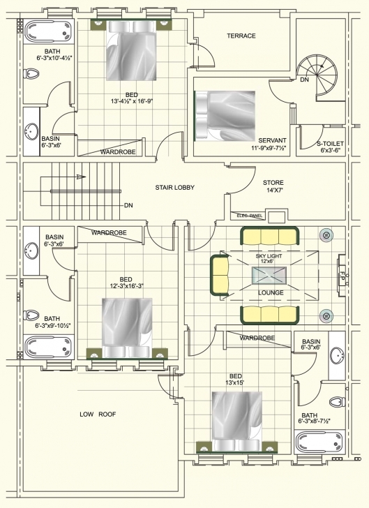 Classy 1 Kanal House Design Interior &amp; Exterior Plan - S&amp;s Home 1 Kanal House Plan Image