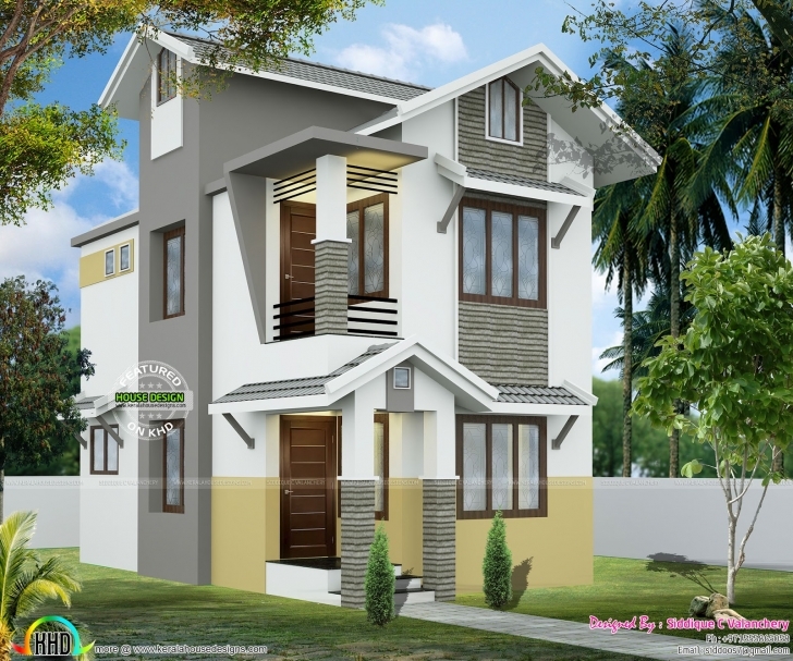 Classy 93+ Home Design For 4 Cent - Please Follow Kerala Home Design, Low Landscape 2 Cent Home Plane Image