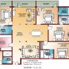 4 Bedroom Flat Floor Plan