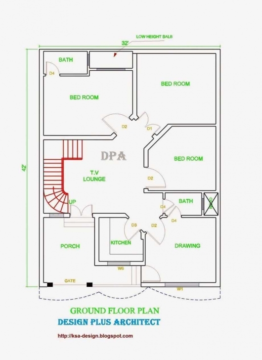 Classy House 2D Plans Of New Trends Designs For Small Lots 2018 With Simple 2D Plan Image