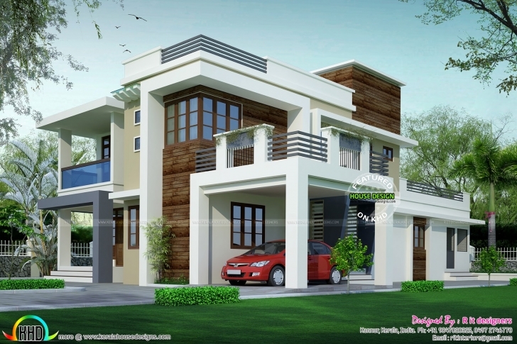 Classy House Design Contemporary Model Kerala Home Design And Floor Plans Contemporary House Model Kerala Picture