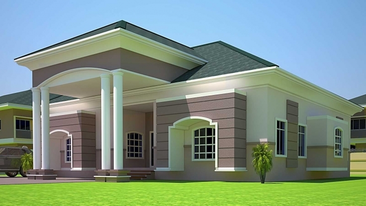 Classy House Plans Ghana Holla Bedroom Plan Elevation With Free Floor Latest Bungalow In Ghana Com Picture