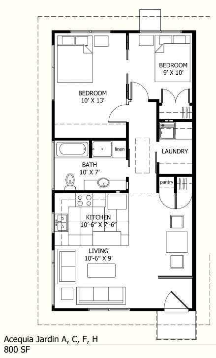 Classy I Like This One Because There Is A Laundry Room! :-) 800 Sq Ft Floor Cute Four Bedroom 20Feet By 40Feet Plan Photos Photo
