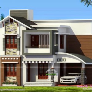 Kerala House Elevations With 3D View