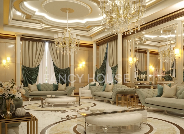 Classy Luxury Arabic Majlis Interior Design In Uae | Fancy House Fancy House Design Photo