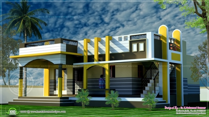 Classy Small House Design Contemporary Style Indian Plans - Building Plans Small Indian House Designs Images Picture