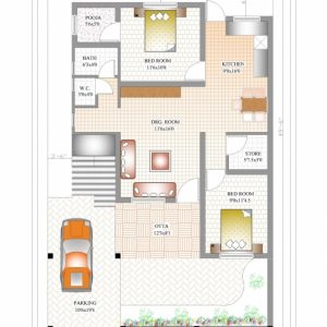 Small 2 Bedroom House Plans Indian Style