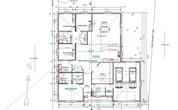 Cool Autocad Drawing Samples Drawings Floor Plans House Modeling Tutorial Autocad Drawing House Plan Sample Picture