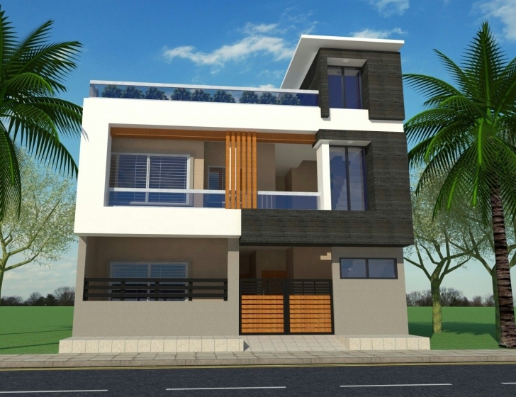 Cool G+1 House Front Elevation | Modern House Elevation | Pinterest G+2 Residential Building Plan And Elevation Photo