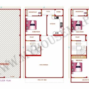 House Map 15 X 45