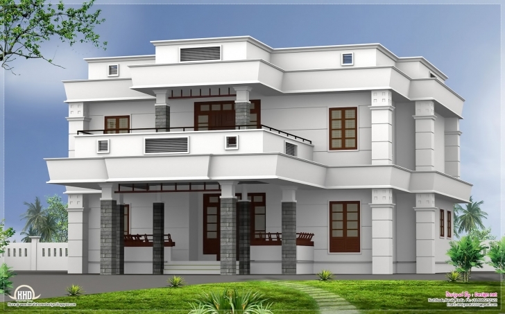Cool Parapet Roof Home Design - Mellydia - Mellydia Image Of 3Bedroom Flat With Parapet Pic