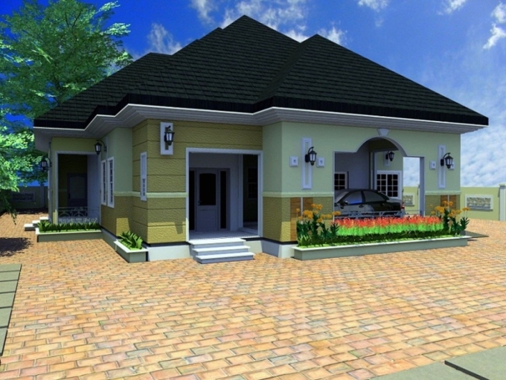 Cool Trendy Ideas Architectural Designs Of Four Bedroom Bungalow 13 4 4 Bedroom Bungalow Architectural Design Pic