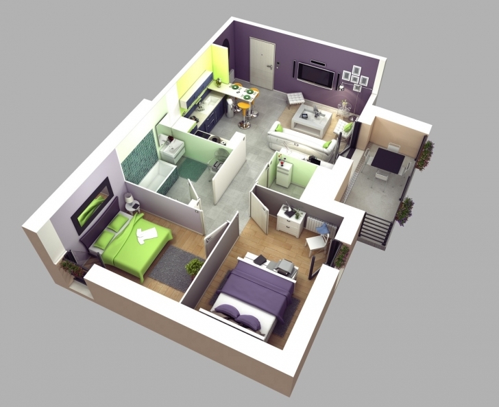 Cool Two Bedroom Simple House Plans - Homes Floor Plans Simple Home Plans 2 Bedrooms Picture