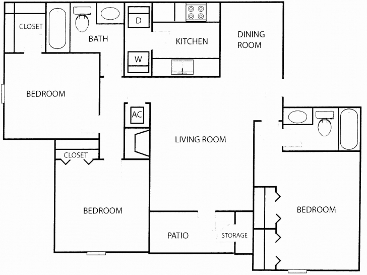 Exquisite 3 Bedroom Flat House Plan In Nigeria Awesome 3 Bedroom Flat Plan Modern 3 Bedroom Flat Plan Pic