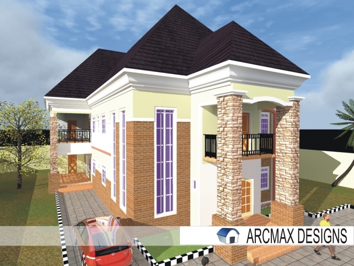Exquisite Beautiful White Duplex (Designs) - Building Designs And Construction Duplex Building Plan In Nigeria Pic