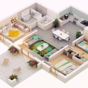 Simple 3 Bedroom House Plans In Kenya