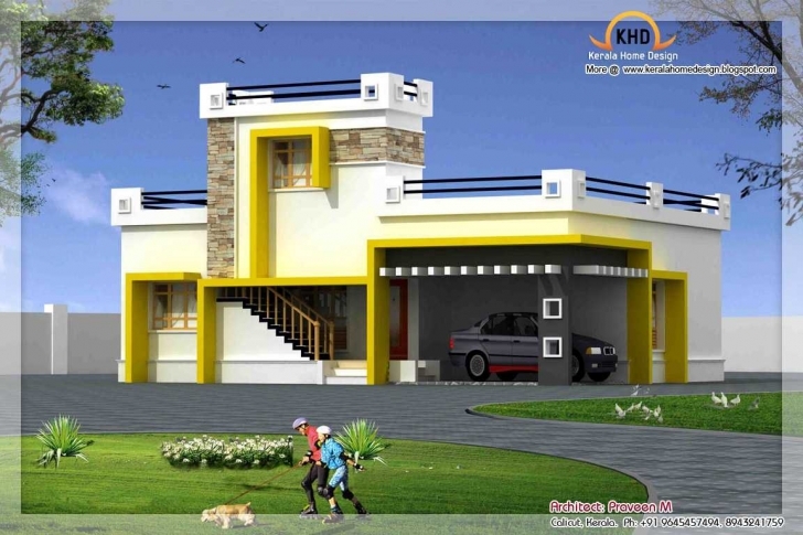 Exquisite Single Floor House Elevation Collection And Incredible Home Design Single House Elevation Designs Image