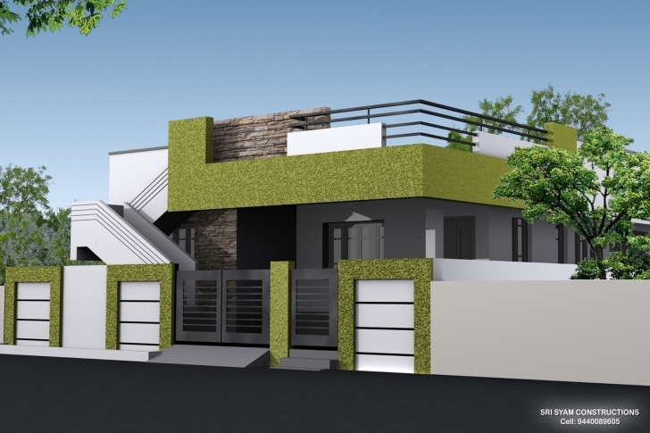 Exquisite Single Floor House Elevation Designing Photos | Home Designs Single Floor Elevation Design Photo