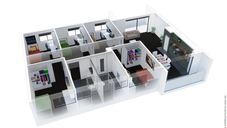 Exquisite Surprising Apartment Style House Plans Gallery Best Image Engine House Plans For 6 Bedroom Flat Pic
