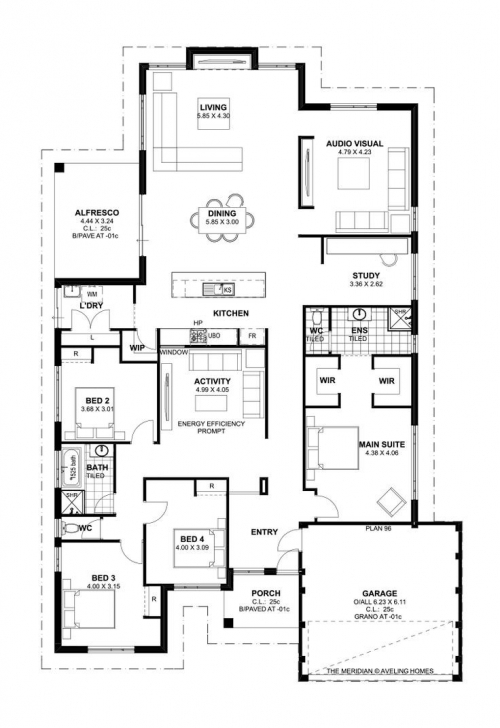 Fantastic 4 Bedroom House Plans Tuscan - Home-Improvements 4 Bedroom Modern House Plans Australia Photo