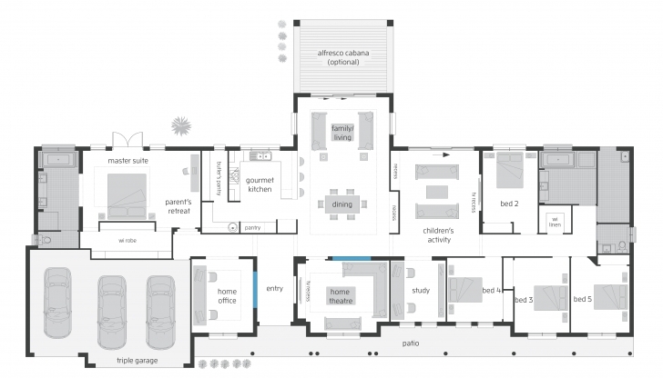 Fantastic 5 Bedroom House Designs Australia Homestead Home Designs New In Five Bedroom House Plans Australia Photo