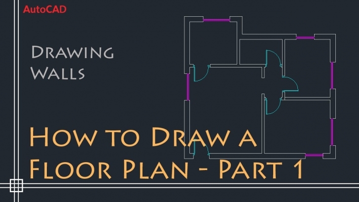 Fantastic Autocad 2D Basics - Tutorial To Draw A Simple Floor Plan (Fast And Autocad 2D Civil Drawings For Practice Photo