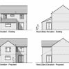 House Plan Elevation And Section Drawings