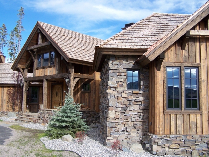 Fantastic Like The Vertical Siding &amp; Rustic Feel. Bavarian Stone Cabin Rustic Mountain Home Exteriors Picture