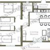 Simple Four Bedroom House Plans With A Verandah