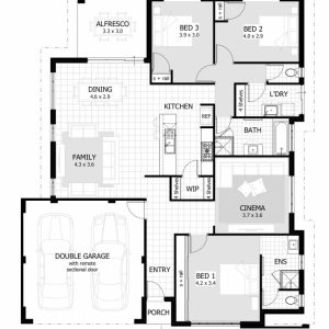 3 Bedroom House Floor Plans With Models