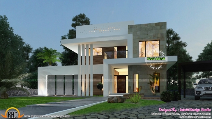Fascinating 3 Bedroom Modern House New September 2015 Kerala Home Design And New House Plans For September 2015 Image