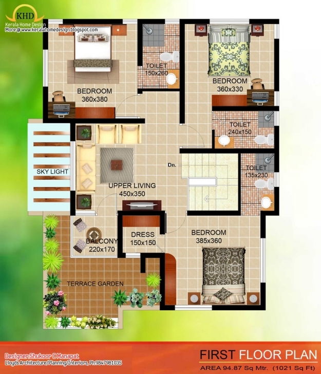 Fascinating 4 Bedroom House Plans With No Garage | The Base Wallpaper 4 Bedroom Modern House Plans In Kerala Photo