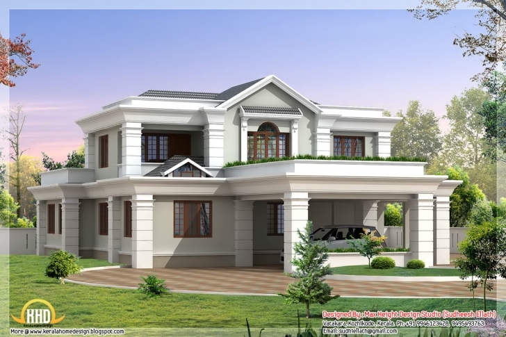 Fascinating Beautiful Indian House Elevations Kerala Home Design Floor - Billion Beautiful Indian Home Design Image
